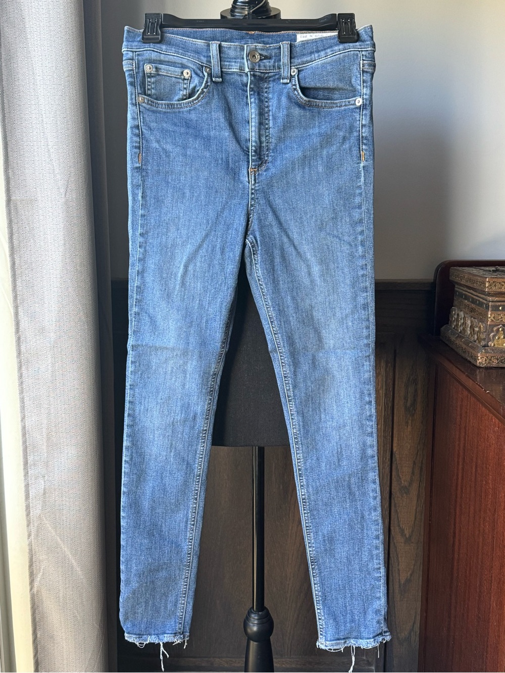 rag & bone Women's Blue High Rise Skinny Jeans 28 EUC